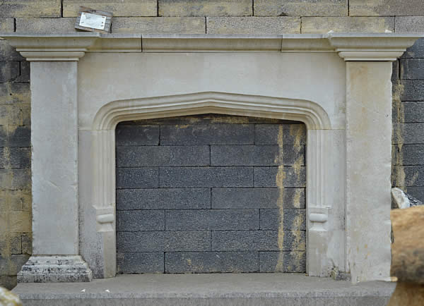 Reclaimed Stone Fireplaces